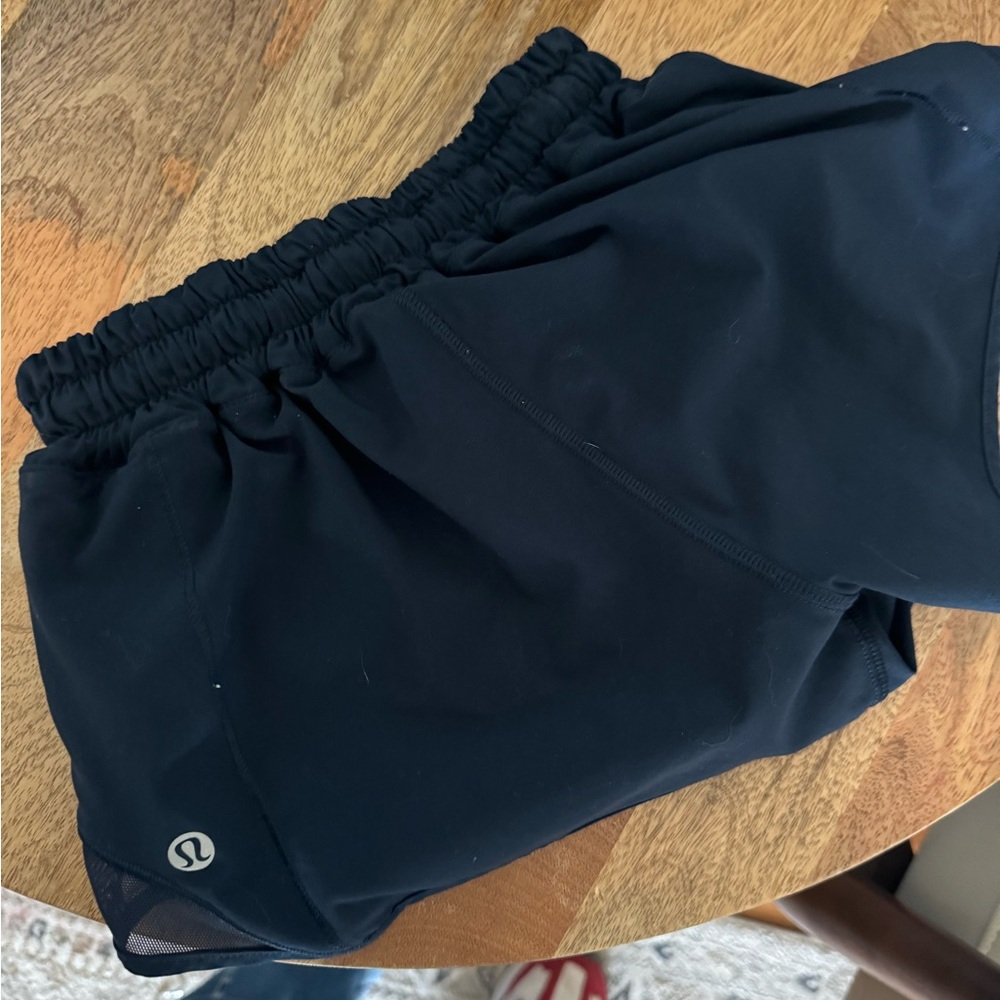 Lululemon Navy blue  hottie hot Athletic Shorts